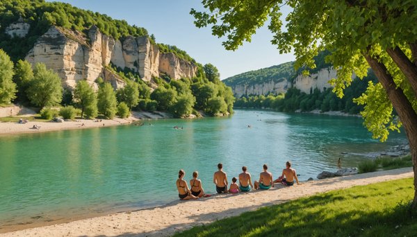 Les plus beaux spots de baignade le long de la dordogne