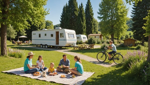 Séjour en famille en aveyron : mobil-homes et activités nature